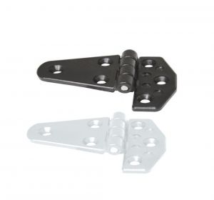 Plastic hinge 60x85 mm Black colour #N60242240503N