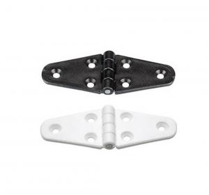 Plastic hinge 40x146 mm Black colour #N60242240506N