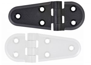 Plastic hinge 40x90 mm White colour #N60242240507B