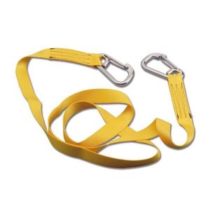Safety line with 2 snap hooks H.30mmx2mt Breaking load 2000kg #TRB1400200