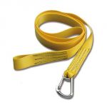 Safety line with 1 snap hook H25mmx2mt Breaking load 1500kg #TRB1402150