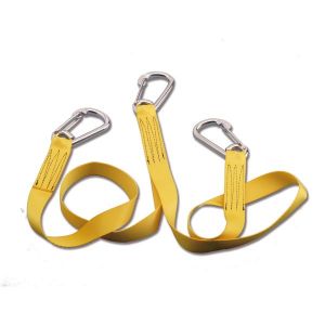 Safety line with 3 snap hooks H30mmx2+1mt Breaking load 2000kg #TRB1403200