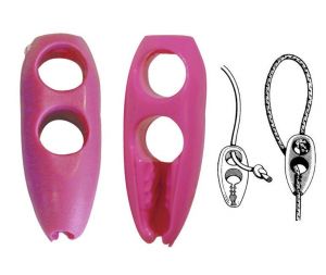 Self locking hook for shock cord D.5mm Pink colour #N61700600661
