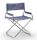 Venus folding armchair with carry handle Blue colour #TRD1745075