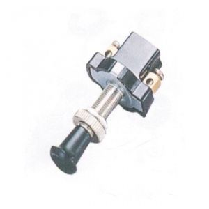 Push-pull switch in chrome-plated brass with long pin Max load 10A #N51324727105