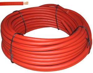 Electrical cable 25 mmq - Red - Sold by the meter #N50824001260