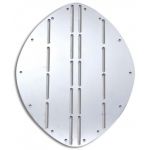 Scudo Proteggi Prua in Acciaio Inox Modello 1 345x265x1,5mm #TRN3503000