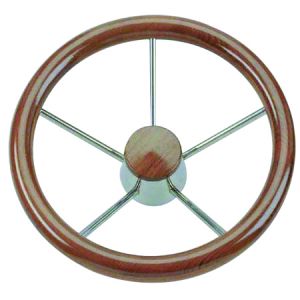 Teak Steering Wheel/Helm Ø 350mm #FNI4345135