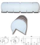 White PVC inflatable dock fenders 885x270x270mm #TRP1527027
