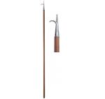 Mezzo marinaio fisso in legno 240/30 con gancio in ottone TRR0336240