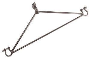 Stainless steel triangle for gangway/gangplank #TRS1800045