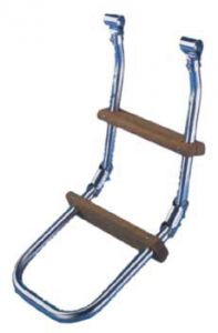 Stainless steel 3-step folding ladder 24x61cm #TRS1903073