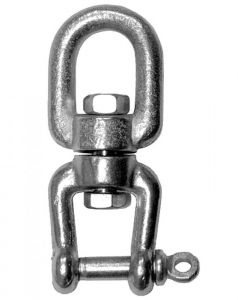 Girella in acciaio Inox Occhio-forcella Perno 12 mm #MT0121913