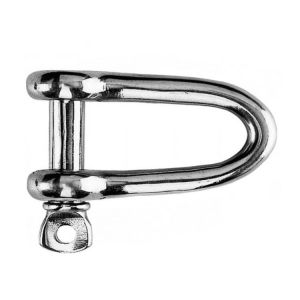 Stainless steel long snap shackle with screw-lock Pin 4mm #MT0120704