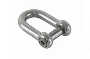 Stainless steel shackle with screw-lock Pin 6mm #MT0122706