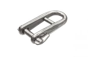 Stainless steel shackle with snap-lock and stopper bar Pin 5mm #MT0121573