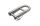 Stainless steel shackle with snap-lock and stopper bar Pin 5mm #MT0121573