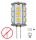 Lampadina a 18LED 10-15V 3W 3000K Bianca Calda G4 18SMD-5050 #N50227502274