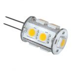 9 LED Light 10-15V 1.8W G4 Plug 3000K Warm White 9SMD-5050 #N50227502285