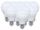LED Bulb 7W 100-240V E27 Warm White 2700K-3000K 550Lm Min 10Pcs #ET27561211-10