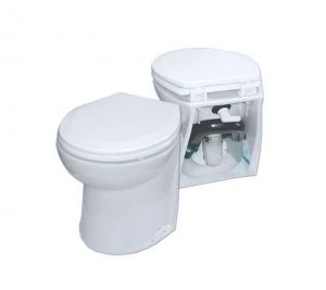 Jabsco Deluxe electric toilet 12V 58220 Works with sea water #37001418