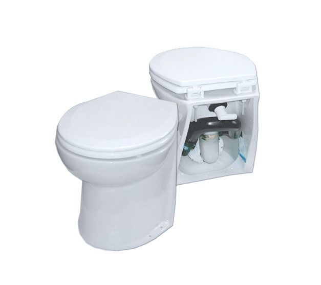 Jabsco Deluxe electric toilet 12V 58220 Works with sea water 37001418