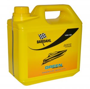 Bardahl Green Power Four 10W40 lubricant gasoline & Diesel outboard 4-strokes engines 5Lt #N72349700008