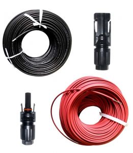 MC4 Connection Kit 6mmq Cable for 1 Solar Panel #CB307KITCONN1C10MT