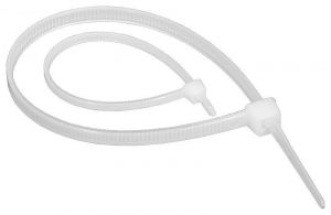 White nylon cable ties 2,5x160 mm 100 piece pack #N50824027662