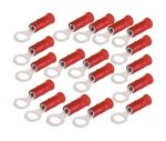 100PZ Terminale rosso occhio per Cavo 0,25:1,5mmq Vite 6mm RF-M #ML24527563-100