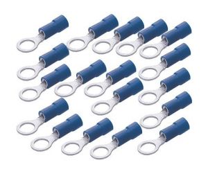 100PZ Terminale blu occhio parzialmente preisolato x Cavo 1,5:2,5mmq D. vite 8mm BF-M 8 #ML24527573-100