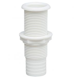 Boccola in nylon per tappo a espansione con portagomma 30mm Bianco #N40137701731B