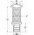Drain plug with hose connection 30mm White #N40137701731B