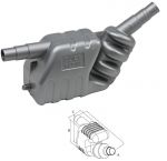 Exhaust muffler D.40.5-45.5-50.5mm - 7lt #N80552223430