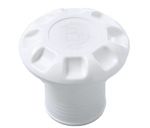 White plastic fuel deck plate Ø50mm #N82735506002