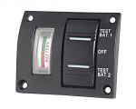 2-battery panel with tester analog IP56 #OS1410004