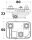 Power distribution fuse box for Mega fuse #OS1410038