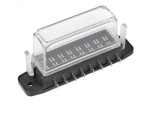 Watertight blade fuse holder deep lid 8 seats #OS1410083