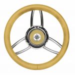 T26 Beige Marine Steering Wheel/Helm Ø 350mm #FNI4345448