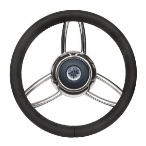 T26 Black Marine Steering Wheel/Helm #FNI4345451