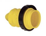 Cappuccio PVC giallo stagno per spina Marinco 30A #OS1410300