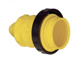 Cappuccio PVC giallo stagno per spina Marinco 30A #OS1410300