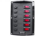 Vertical control panel w. 6 switches #OS1410331