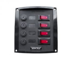 Vertical control panel w. 4 switches #OS1410334