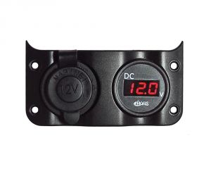 Voltmeter 3/30 V + lighter plug #OS1410408