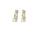 Contatti in ottone stagnato per cavi 1/2,5mm 100pz #OS1411801