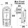 Scanstrut Dual socket + USB cable watertight IPx6 #OS1419567