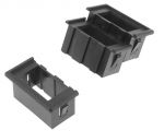 Plastic bezel for switch, central insert black #OS1419701