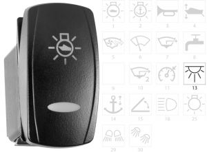 Oval toggle f. Marina TOP switch Cockpit/cabin #OS1421333