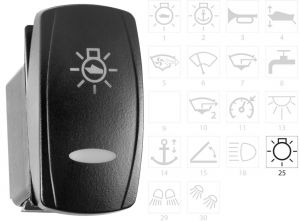 Oval toggle f. Marina TOP switch Cabin light #OS1421345